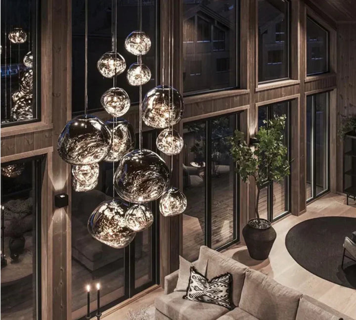 Afra Glass Chandelier 36‘’