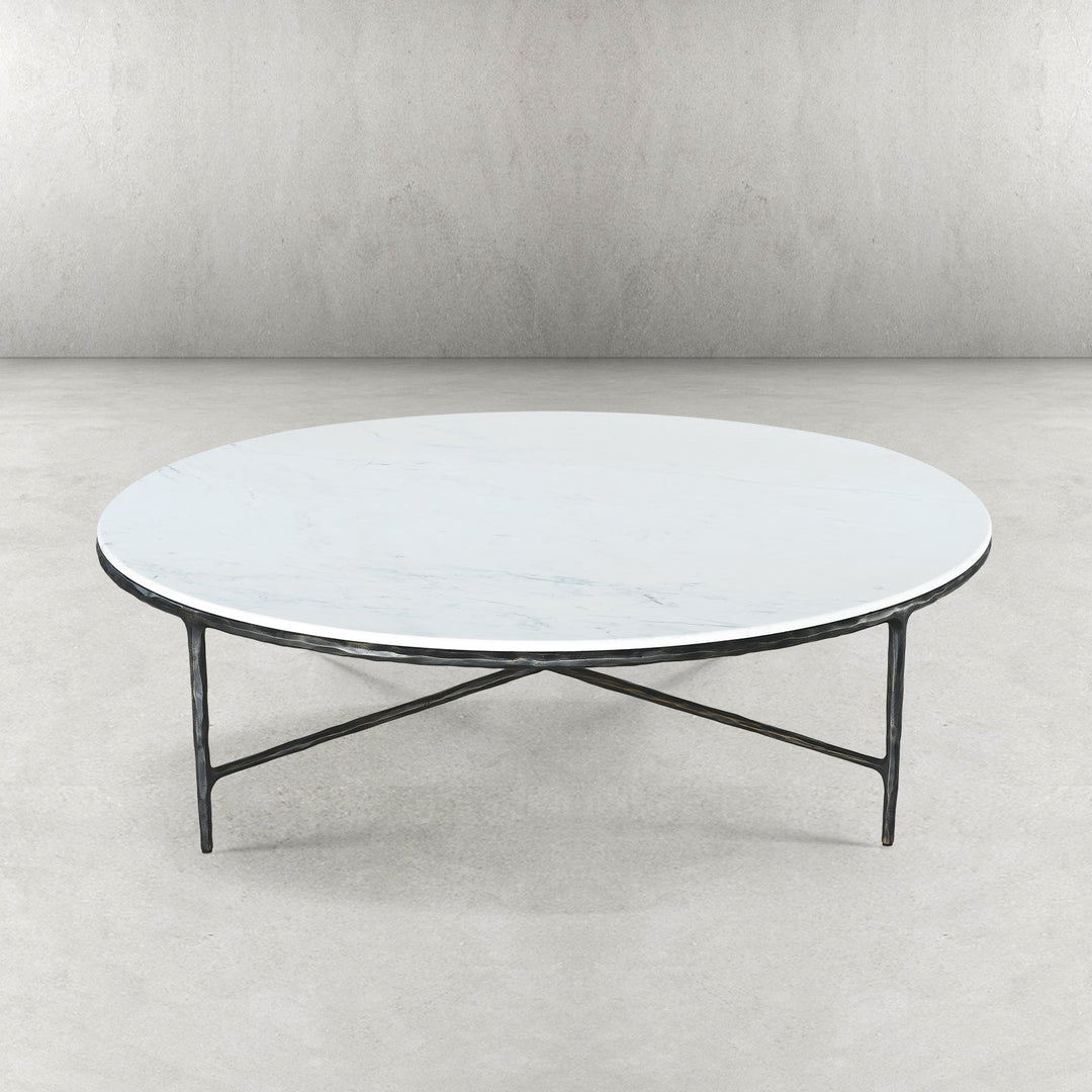 Thaddies Marble Round Coffee Table 55"D