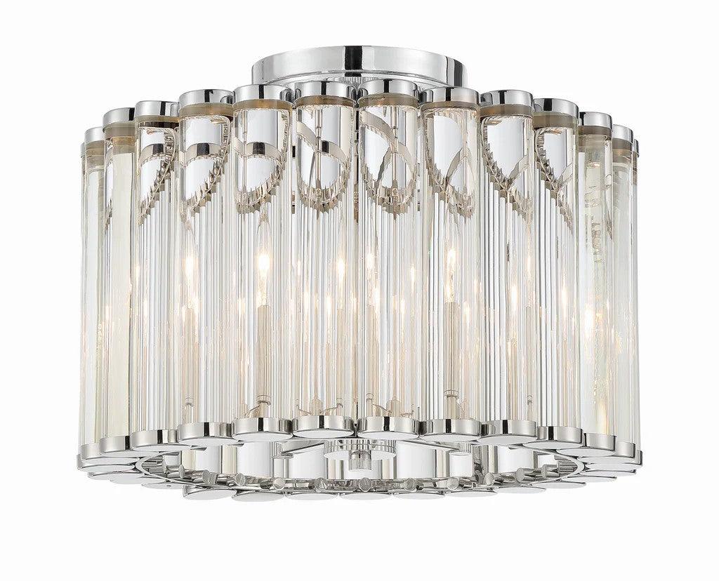 Elimote Flushmount Ceiling Light 15''D