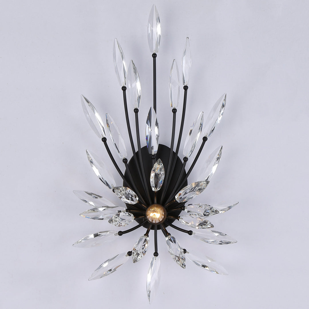 Lily Starburst Crystal Sputnik Wall Sconce