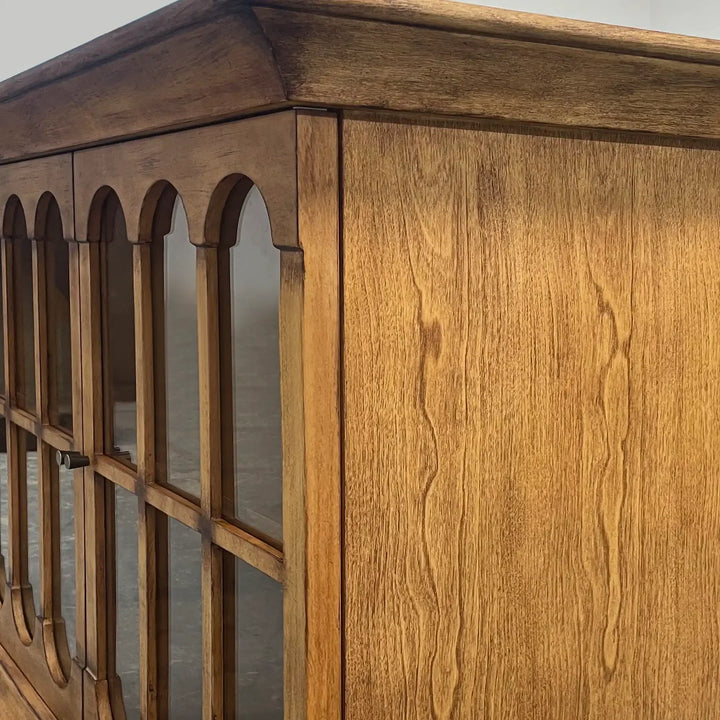 Merritt Low Dining Buffet Cabinet Solid Pine Sideboard