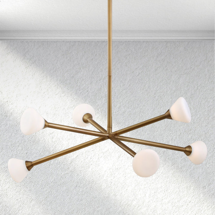 Carey Opaline Chandelier