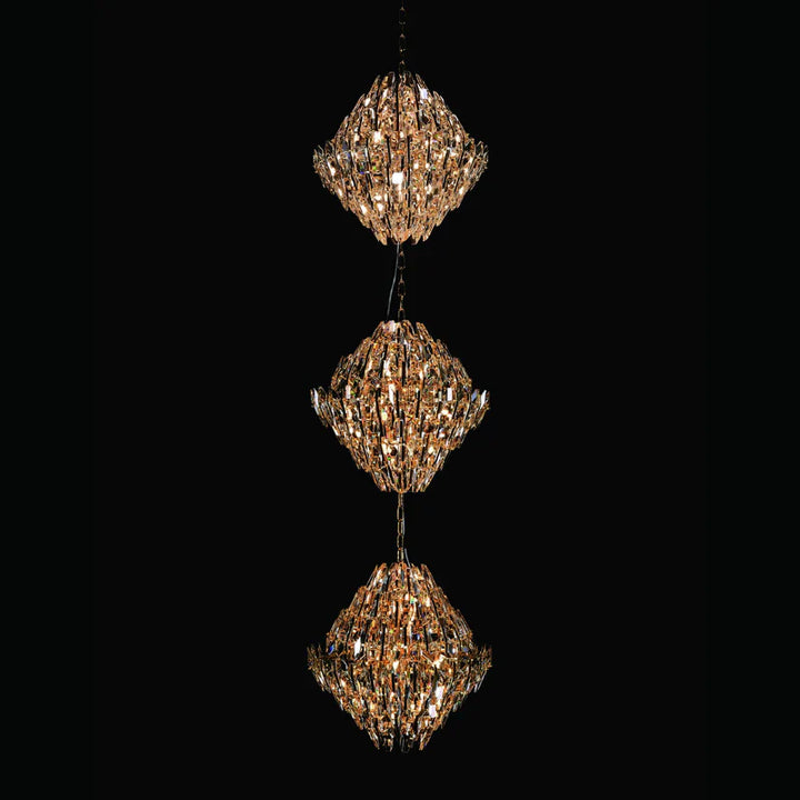 Sol Odeon 3-layer Crystal Foyer Chandelier