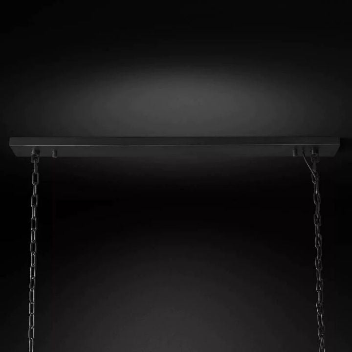 Della 2-Tier Rectangular Chandelier 72"W