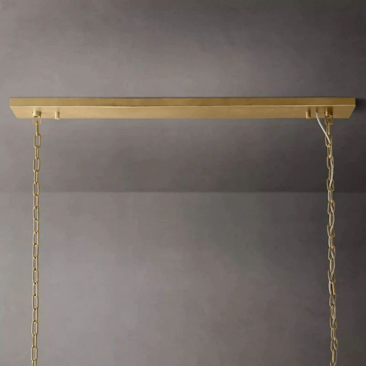 Della 2-Tier Rectangular Chandelier 72"W