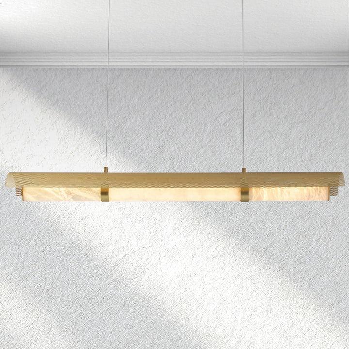 Carey Mirage Alabaster Linear Chandelier
