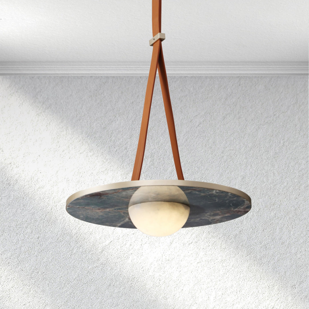 Carey FloatDisc Alabaster Pendant