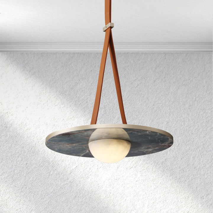 Carey FloatDisc Alabaster Pendant