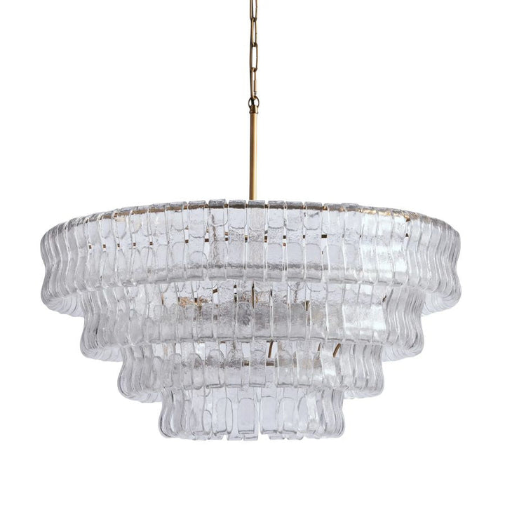 Elleson 4-Tier Glass Round Chandelier 36"D