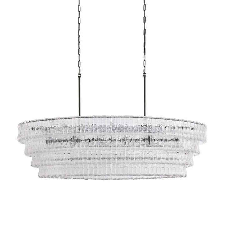 Elleson Glass Oval Chandelier 54"W/65"W