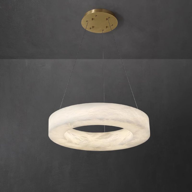 Alabaster Globle Chandelier Light