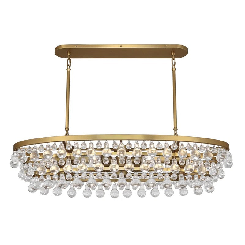 Abbe Bling Oval Chandelier 8-Light