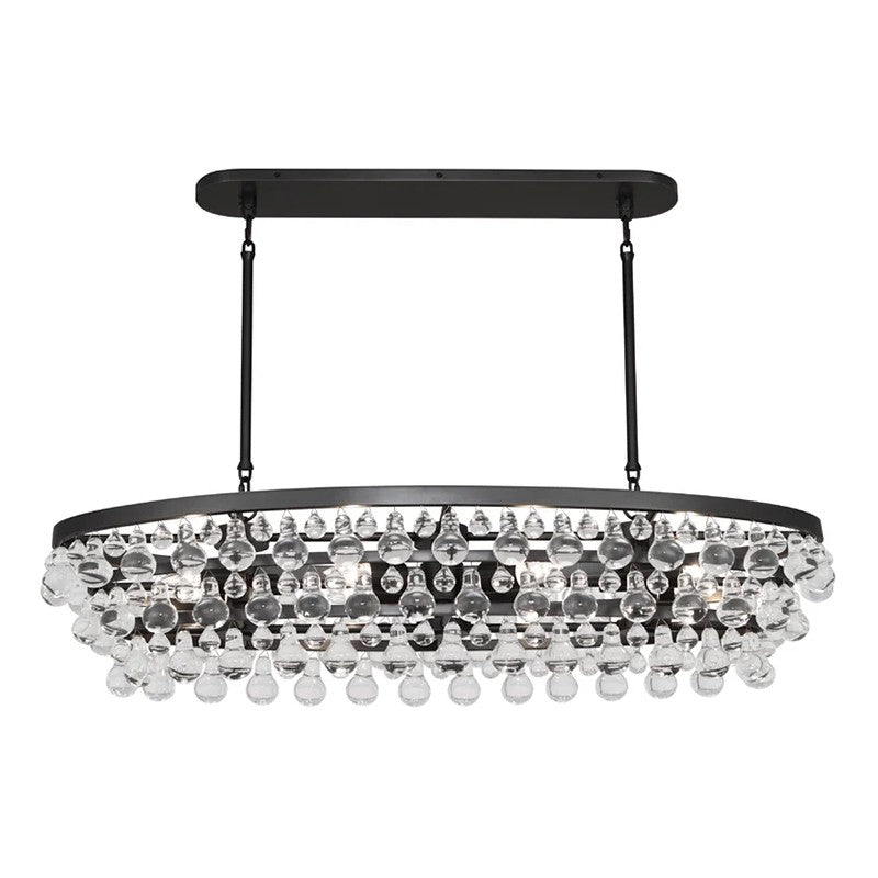 Abbe Bling Oval Chandelier 8-Light