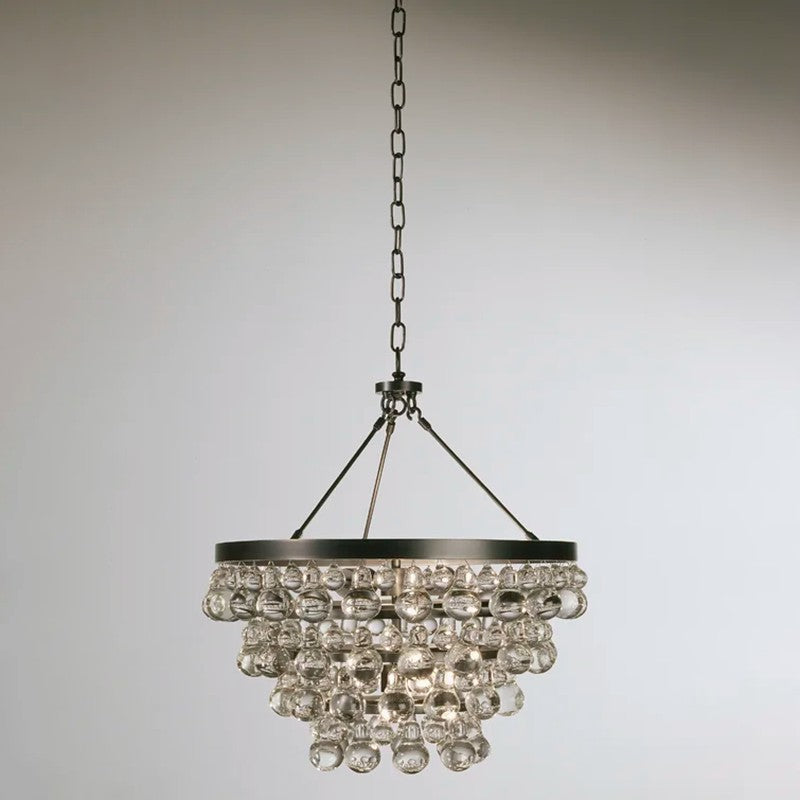 Abbe Bling Round Chandelier 4-Light