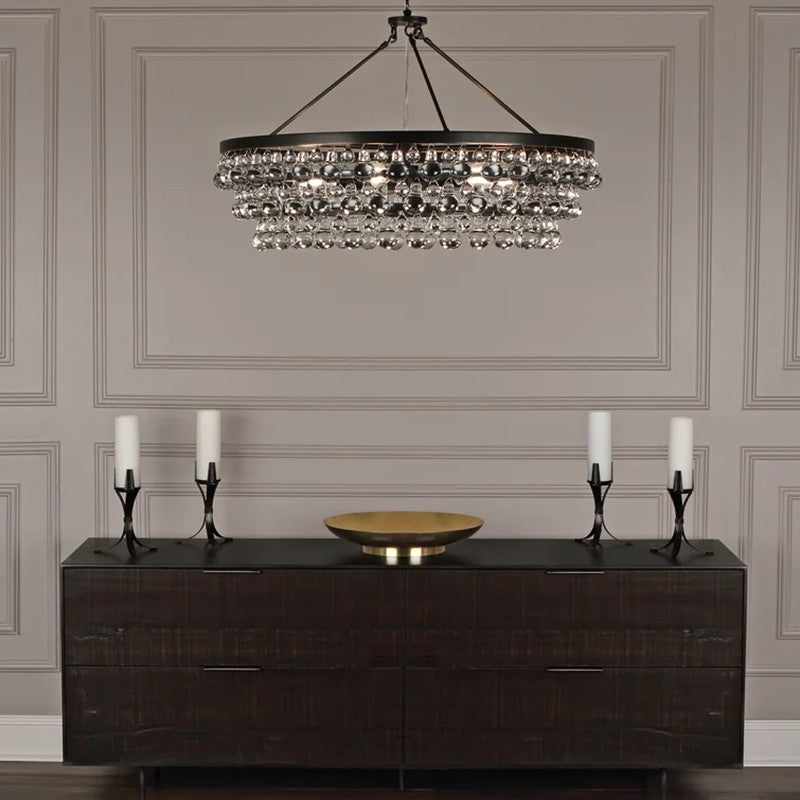 Abbe Bling Round Chandelier 6-Light