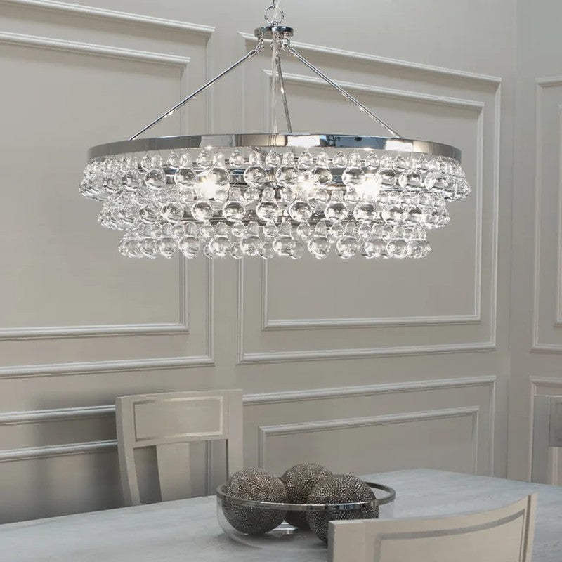 Abbe Bling Round Chandelier 6-Light