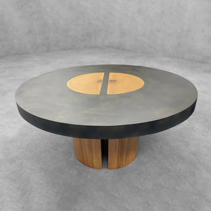 Acacius Artisan Round Dining Table in Reclaimed Reclaimed Wood