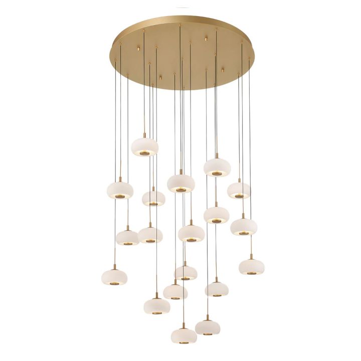 Adelly 19 Light Round LED Chanderlier