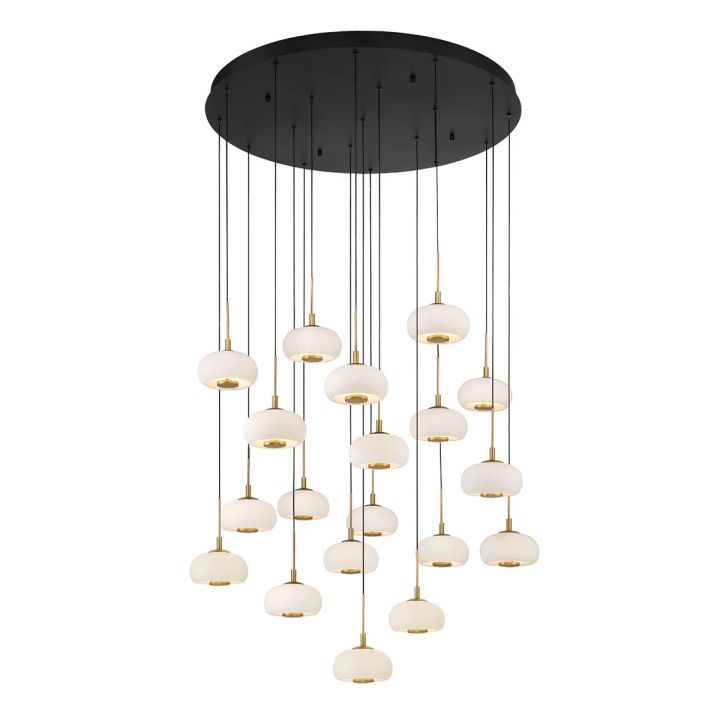 Adelly 19 Light Round LED Chanderlier