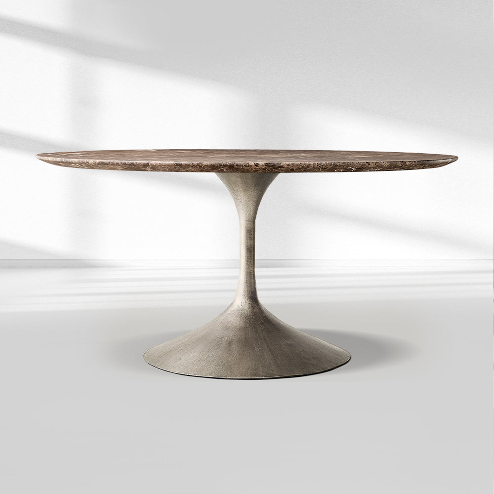 Adol Stone Round Dining Table