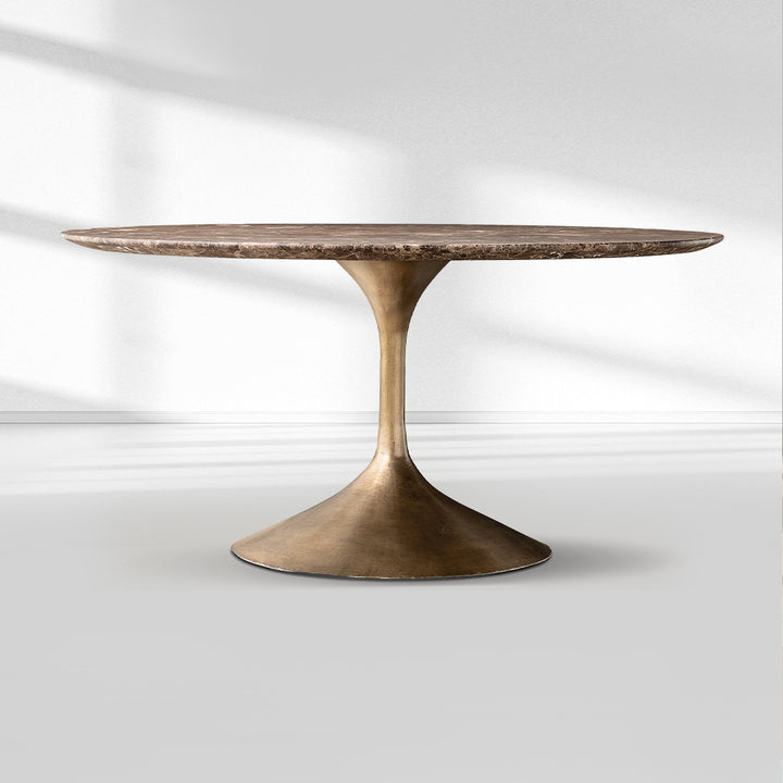 Adol Stone Round Dining Table