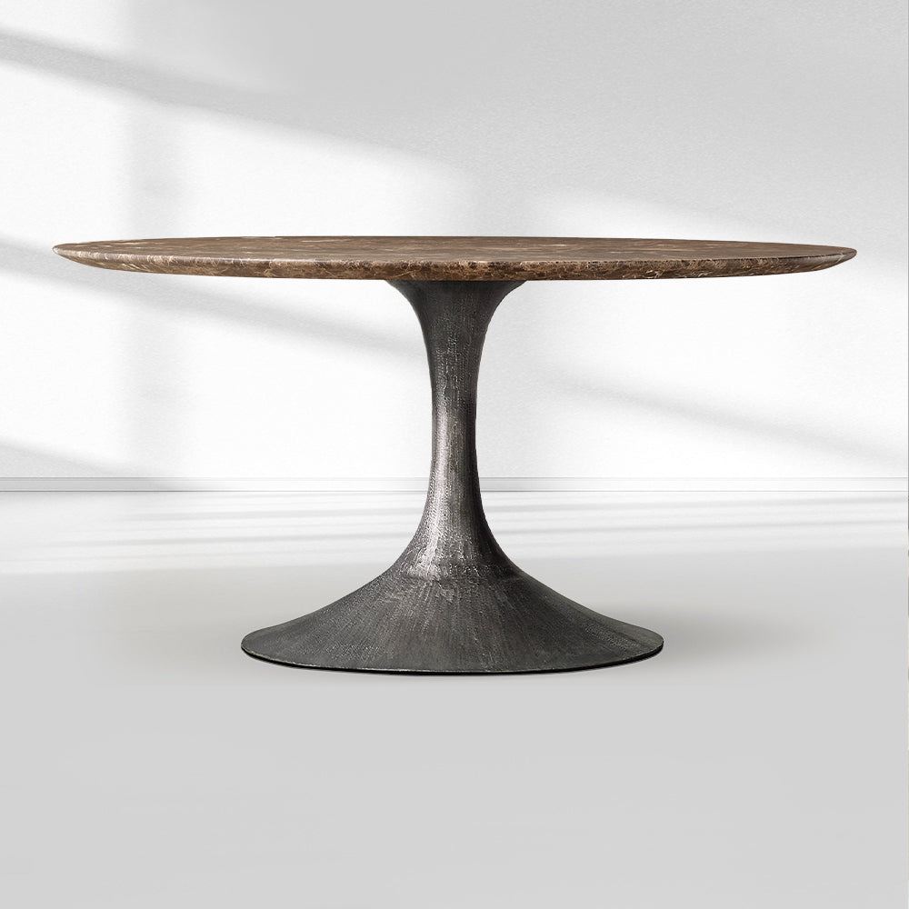 Adol Stone Round Dining Table