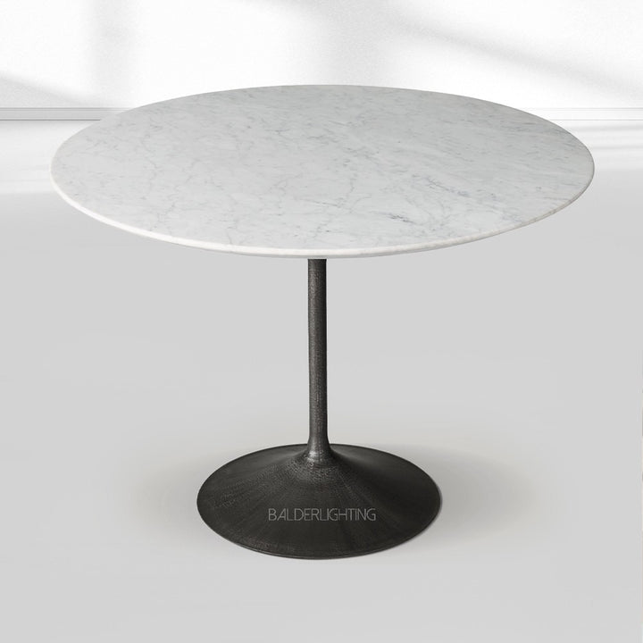 Adol Stone Round Dining Table