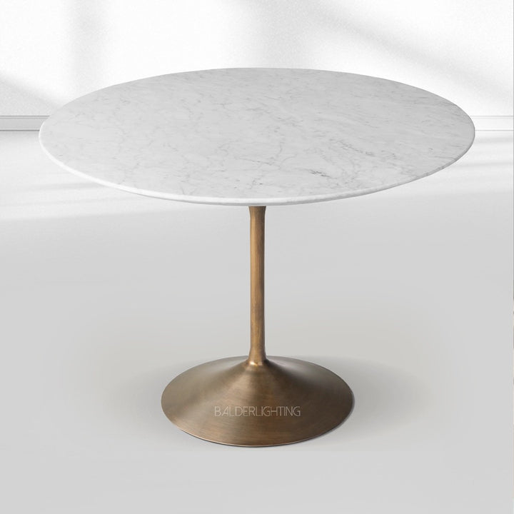 Adol Stone Round Dining Table