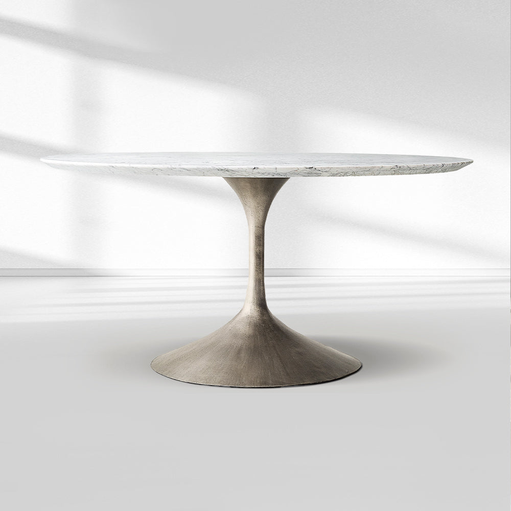Adol Stone Round Dining Table