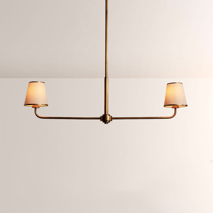 Adrie 2-Light Torch-inspired Chandelier