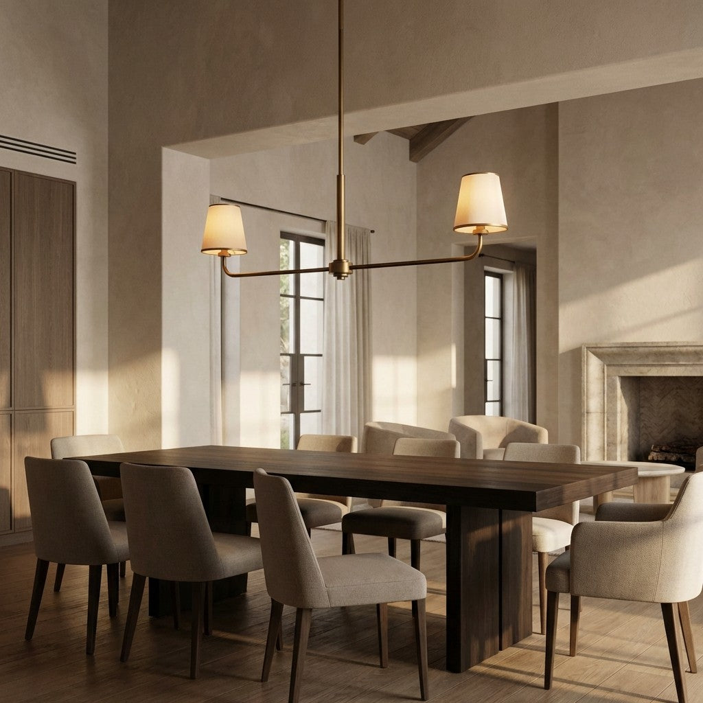 Adrie 2-Light Torch-inspired Chandelier