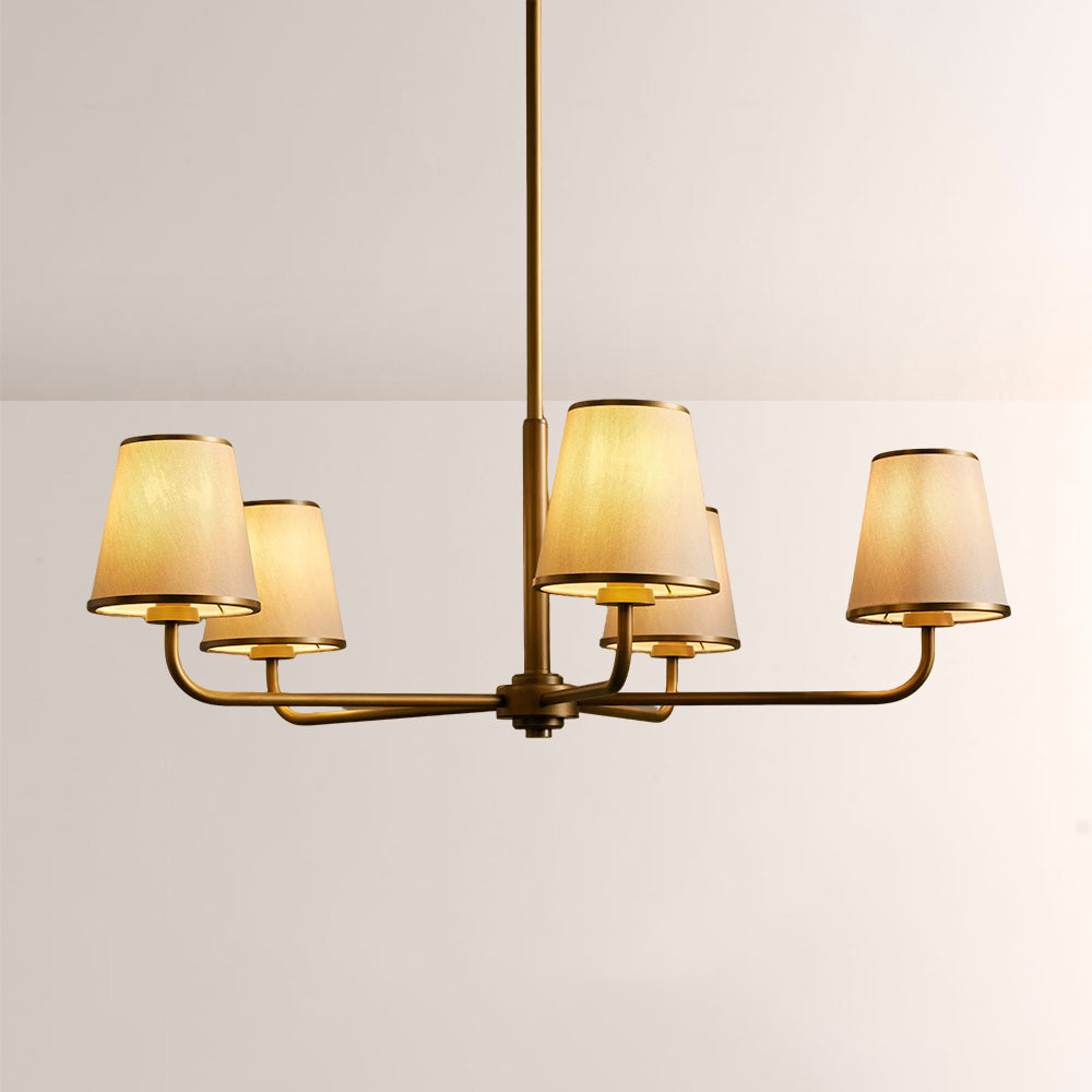 Adrie Torch-inspired Round Chandelier
