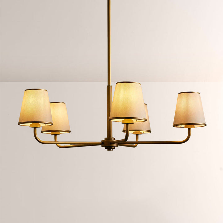 Adrie Torch-inspired Round Chandelier