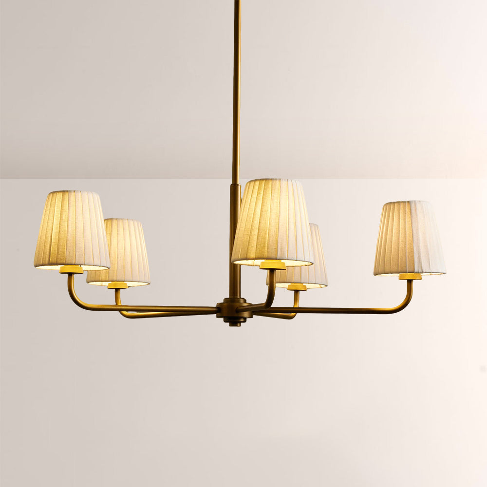 Adrie Torch-inspired Round Chandelier