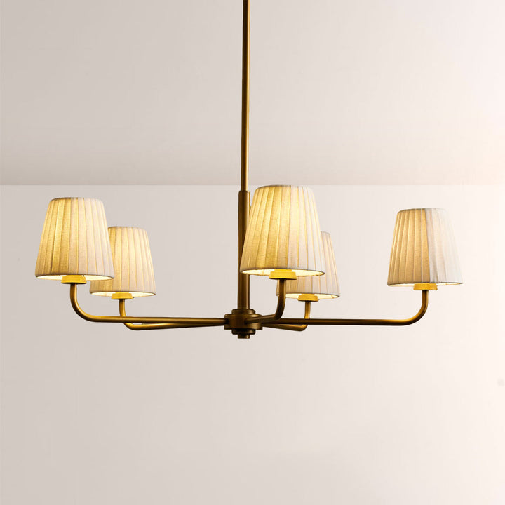 Adrie Torch-inspired Round Chandelier