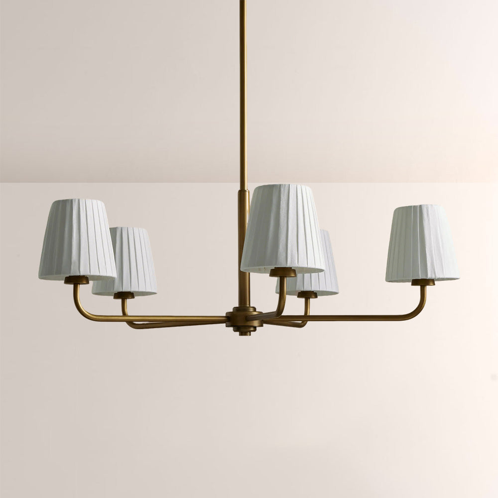 Adrie Torch-inspired Round Chandelier