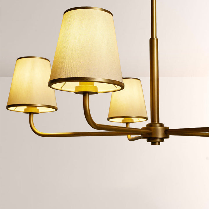 Adrie Torch-inspired Round Chandelier