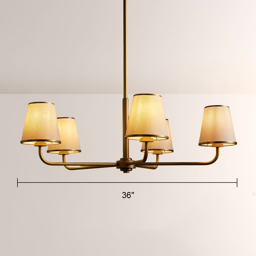 Adrie Torch-inspired Round Chandelier