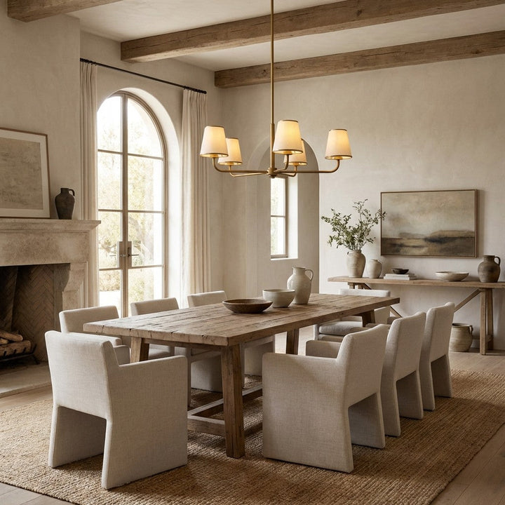 Adrie Torch-inspired Round Chandelier
