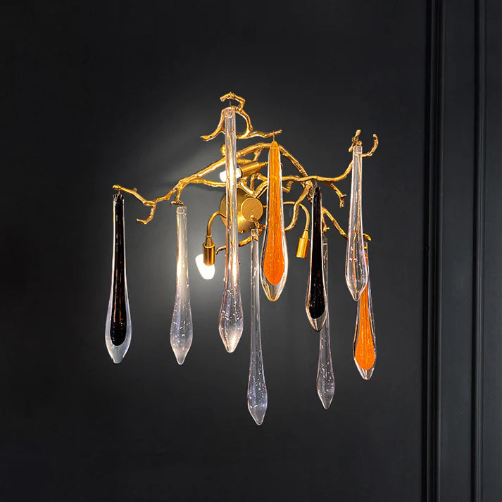 Agnes Branch Crystal Wall Sconce