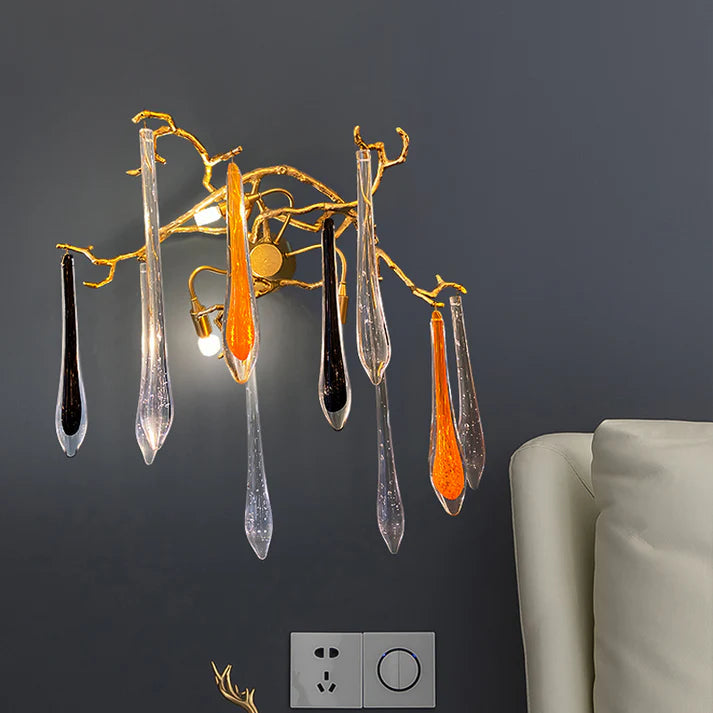Agnes Branch Crystal Wall Sconce