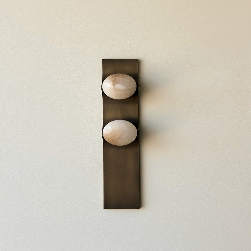 Alabaster Bridge Wall Sconce