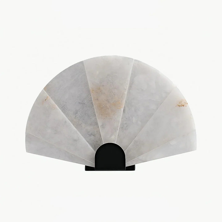 Alabaster Fan Wall Sconce