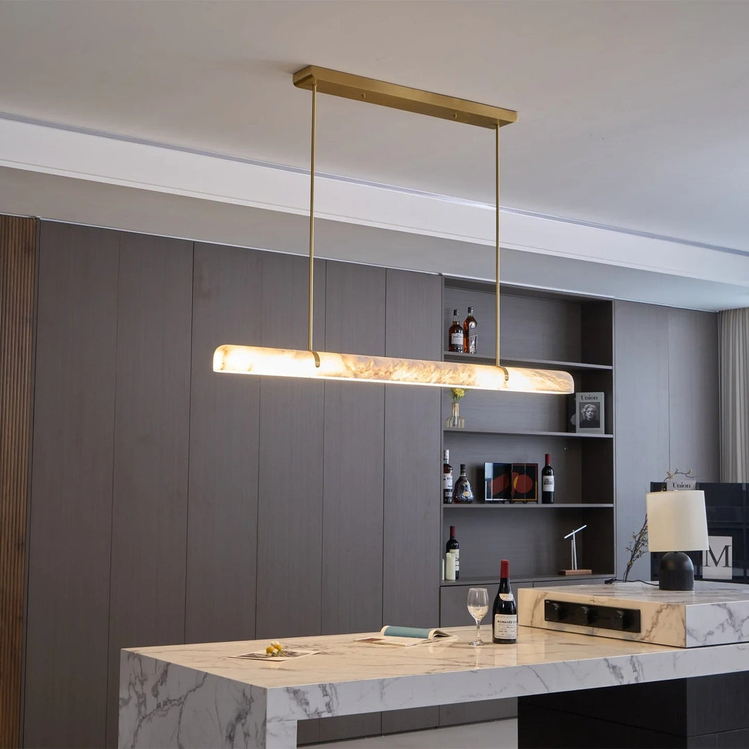 Alabaster LED Chandelier – Elegant Cloud‑Like Ceiling Light