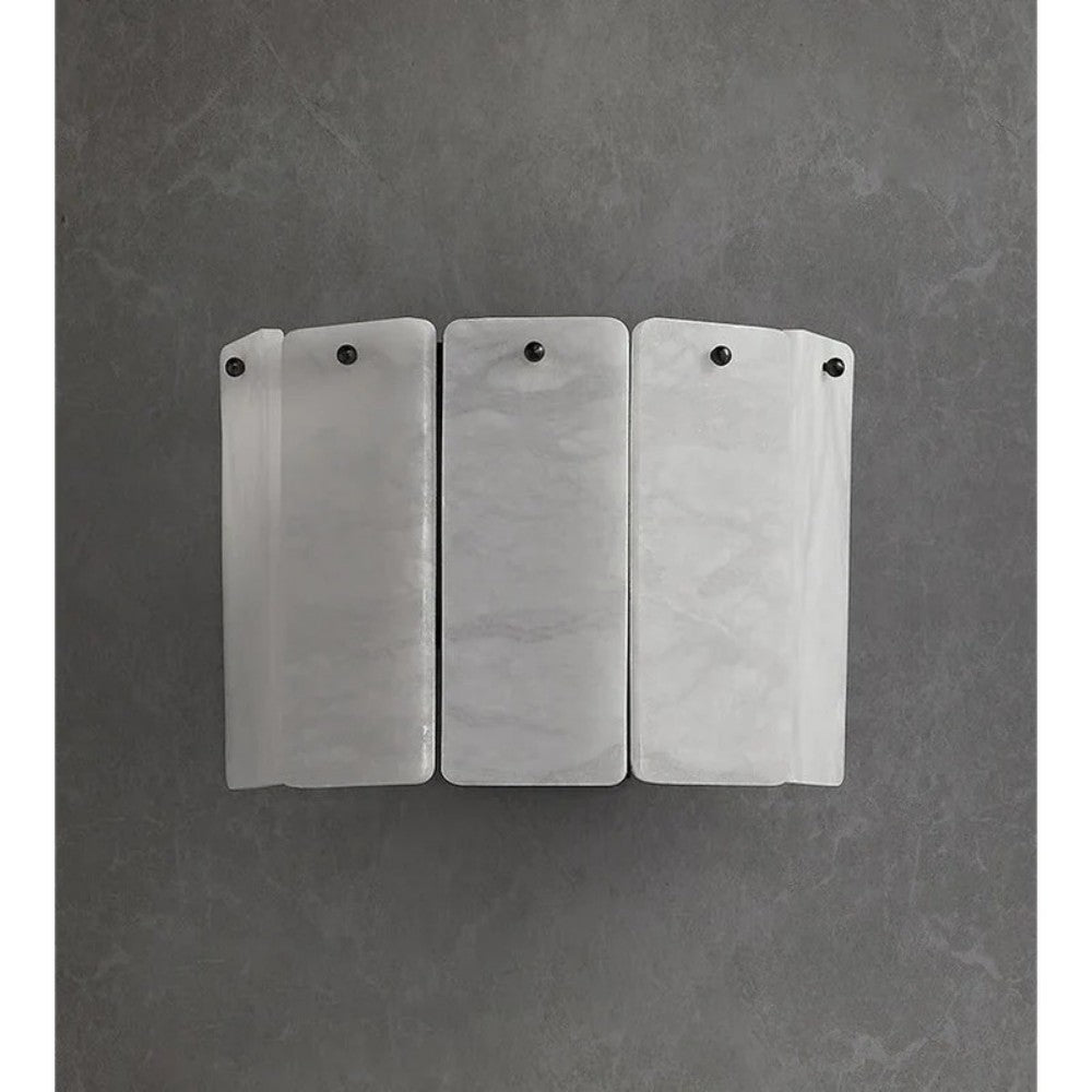 Alabaster Layered Wall Sconce