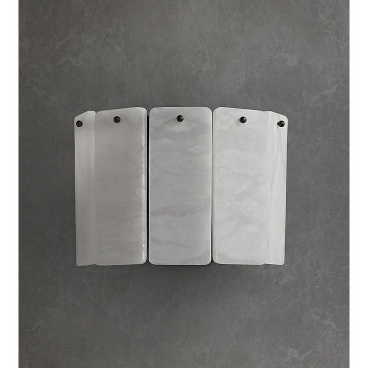 Alabaster Layered Wall Sconce