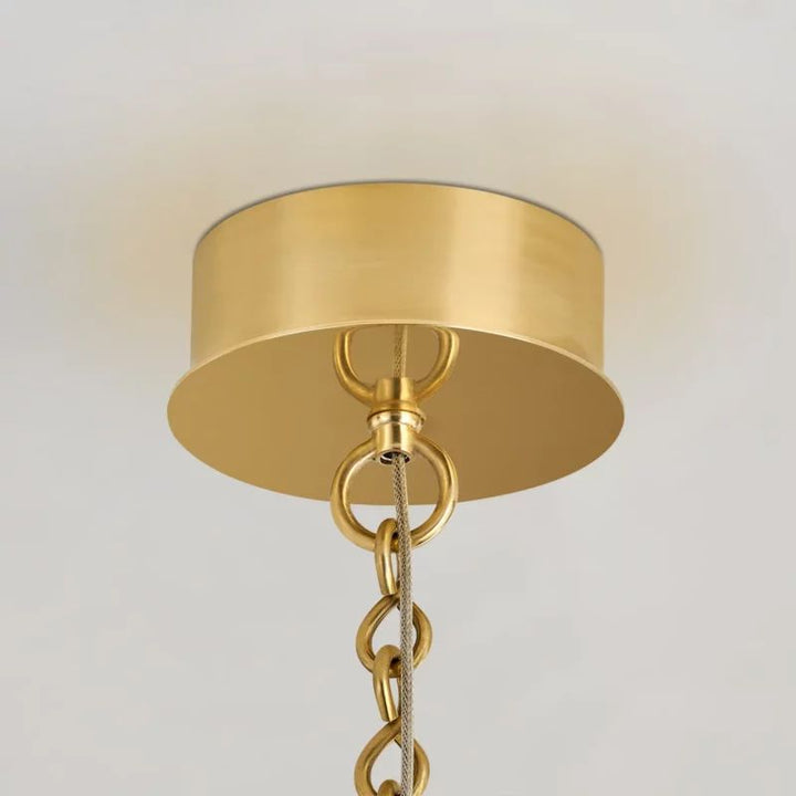 Alabaster Tube Globe Pendant Light