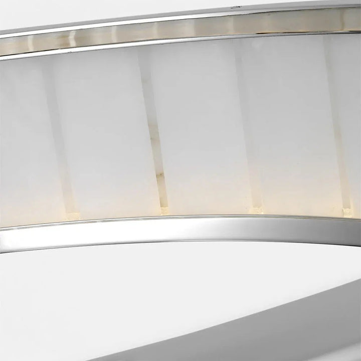 Alabaster Round LED Ring Chandelier 40"D