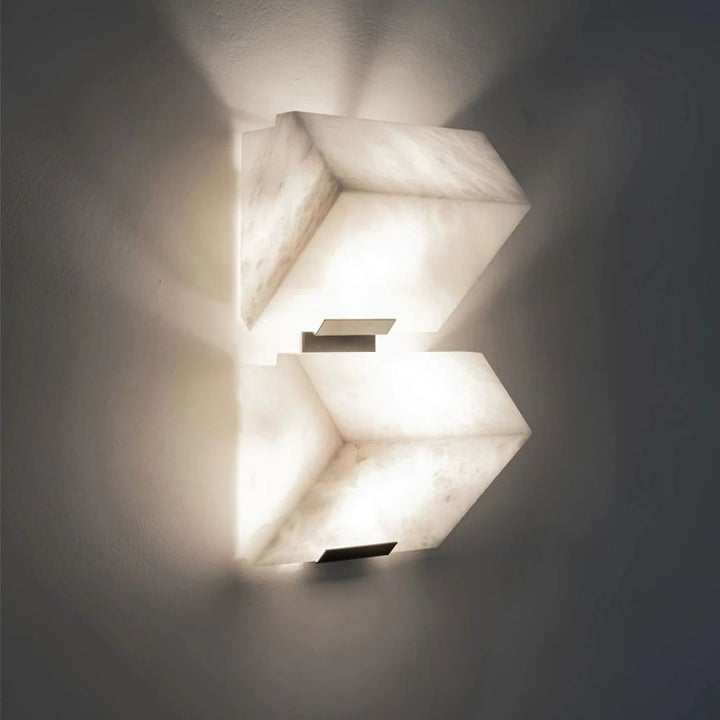 Alabaster Staircase Wall Sconce