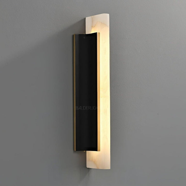 Alabaster Timide Slim Wall Sconce